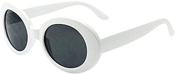 My Shades White Oval Round Sunglasses