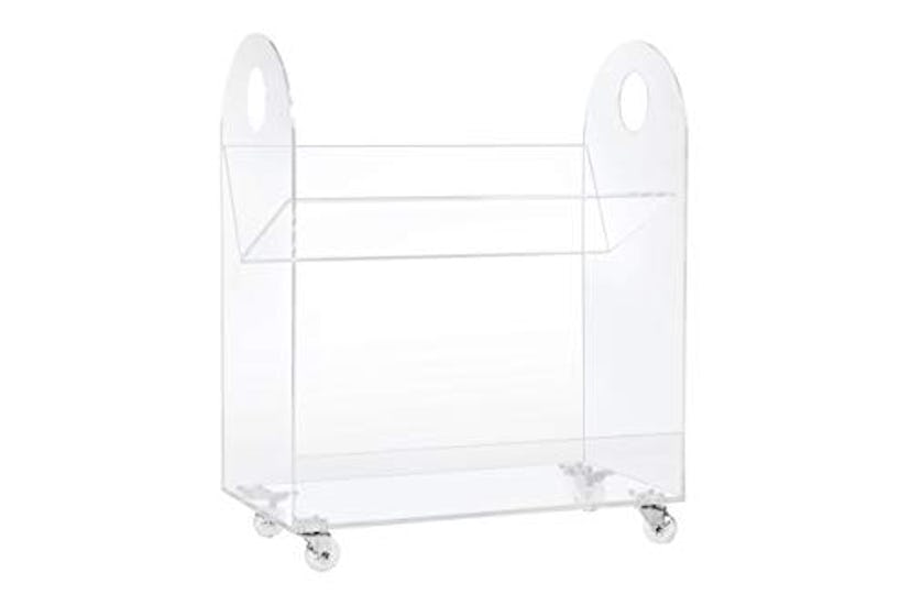 Babyletto Presto Acrylic Bookcase and Cart