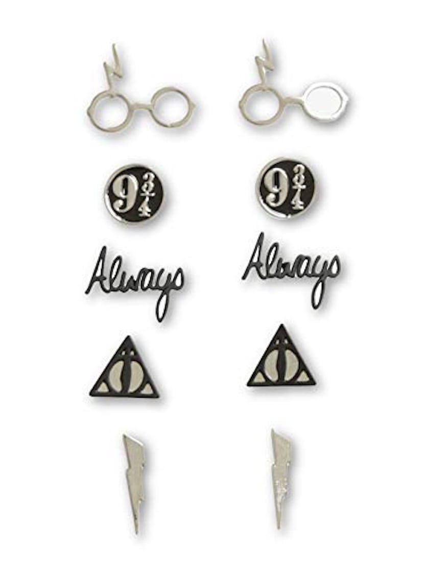 Harry Potter Symbols Earrings 5-Pair Set