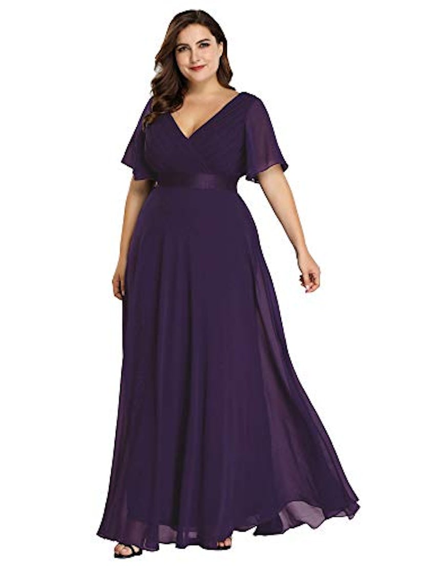 Ever-Pretty Women's Plus Size Evening Party Maxi Dress 