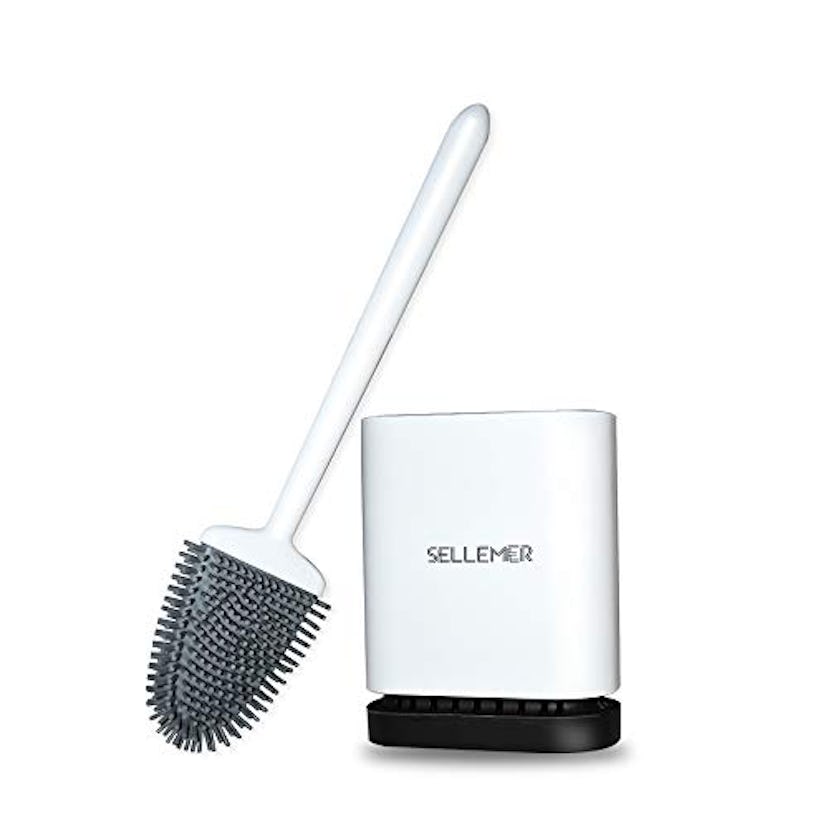 Sellemer Toilet Brush and Holder Set for Bathroom