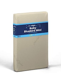 Moonlight Slumber Bluebird Mini 5-Inch Dual Firmness Mini Crib Mattress