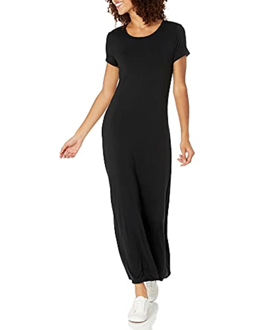 Amazon Essentials Women's Short-Sleeve Maxi Dress