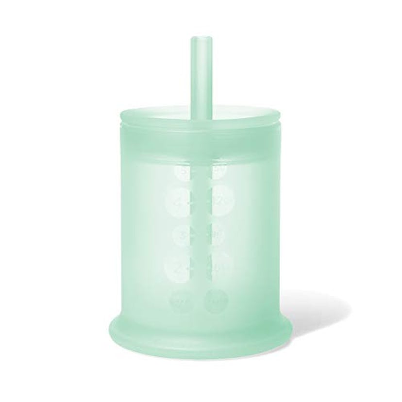 Olababy Silicone Training Cup With Lid + Straw