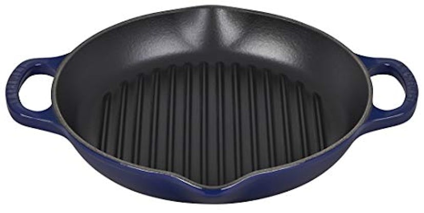 Le Creuset Enameled Cast Iron Signature Deep Round Grill