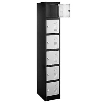 Fedmax Locker - 6 Metal Compartments