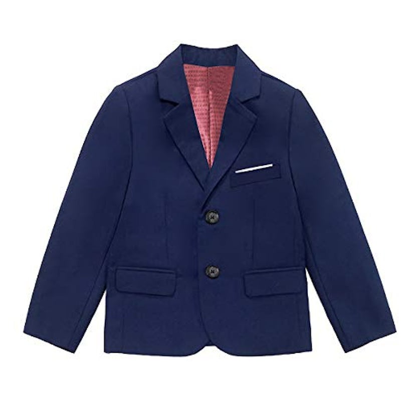 Fersumm Boys' Formal Solid Color Blazer