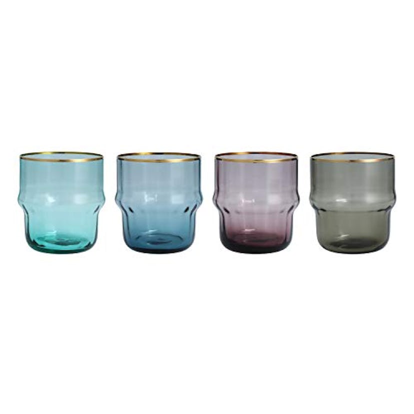 Scott Living Gilded Band 4-pc Cocktail Drinkware Set