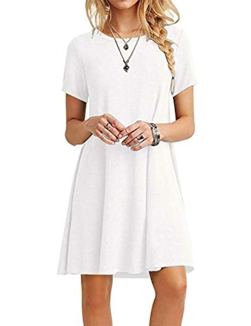 MOLERANI Women's Summer Casual T-Shirt Dress