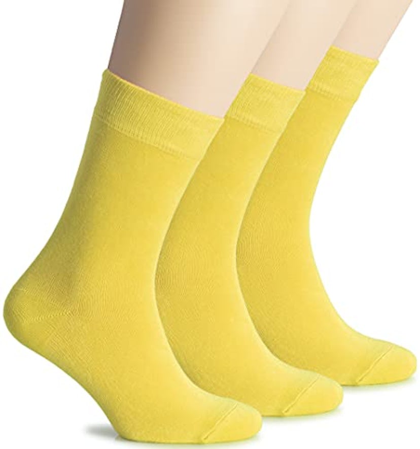 Hugh Ugoli Women's Lightweight Soft Bamboo Dress Socks 