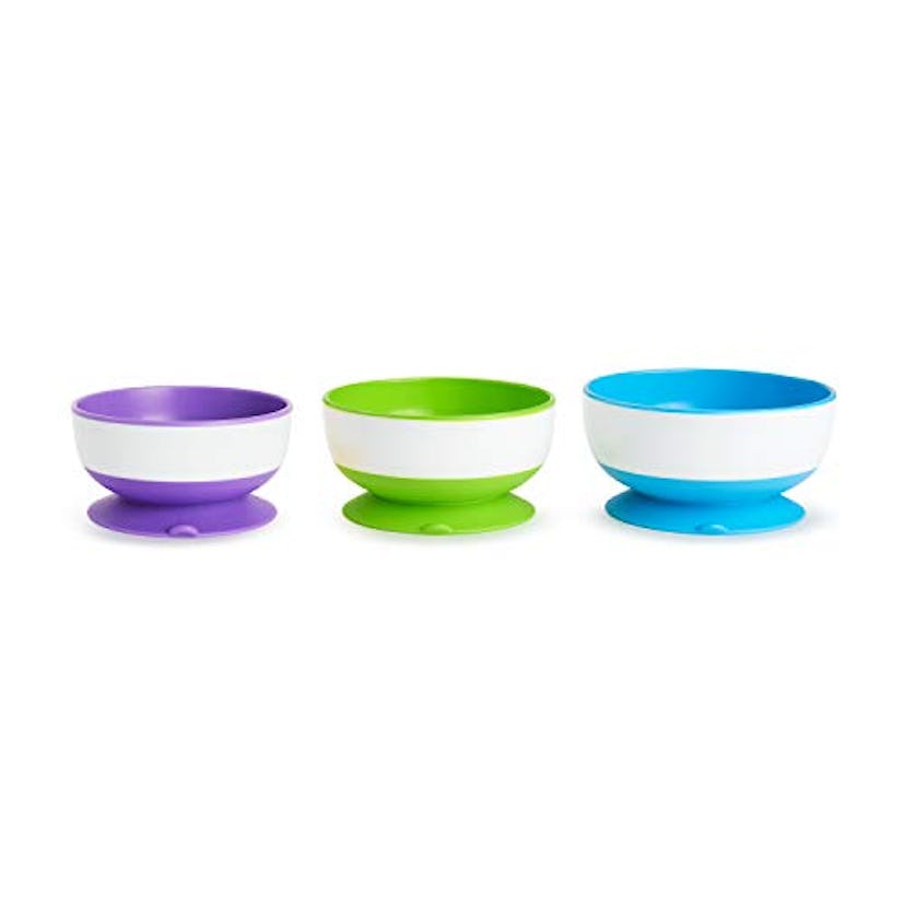 Munchkin Stay Put Suction Bowl 3-Pack