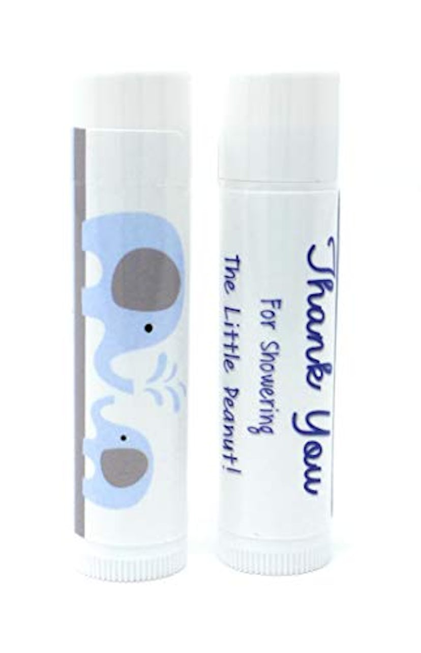 Botanical Bars Elephant Baby Shower Lip Balms 12 Pack