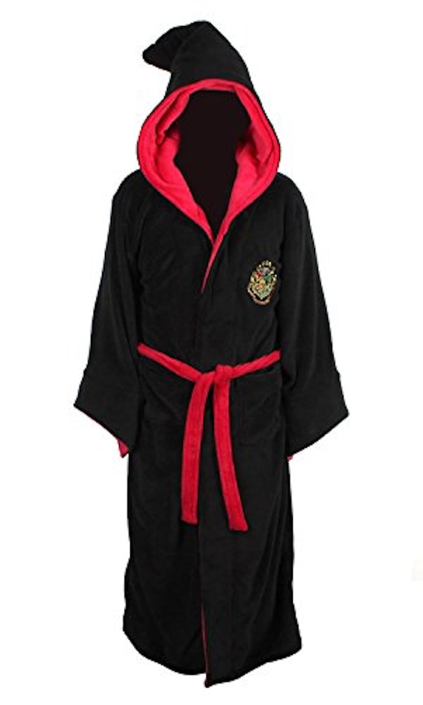 Harry Potter ALL HOUSES Adult Fleece Hooded Bathrobe