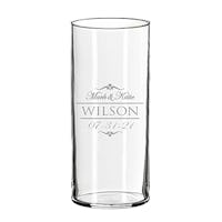 Personalized Glass Flower Vase