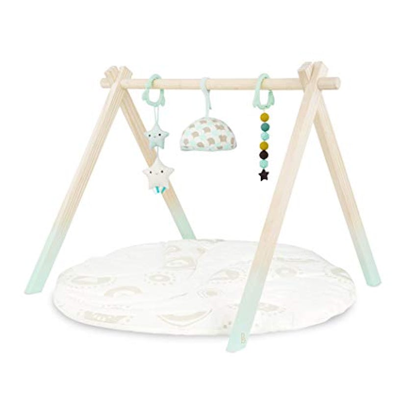 B. toys Wooden Baby Play Gym