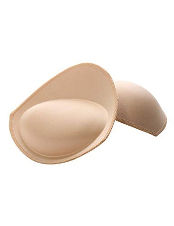 Bra and Bikini Gel Inserts for Summer Waterproof Silicone Triangle Push-Up  Breast Pads Swimsuit and Bra Inserts Enhancement Falsies Bikini Pads