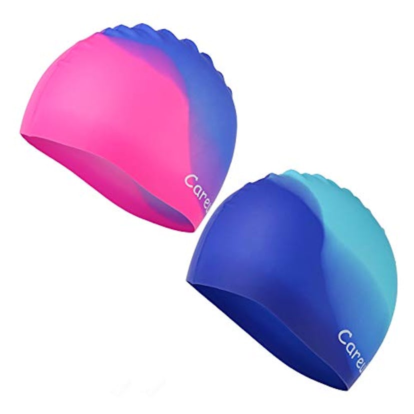 Careula Silicone Swim Cap 2-Pack