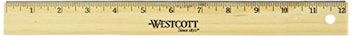 Westcott 12" Wooden Ruler - IT'S DURABLE