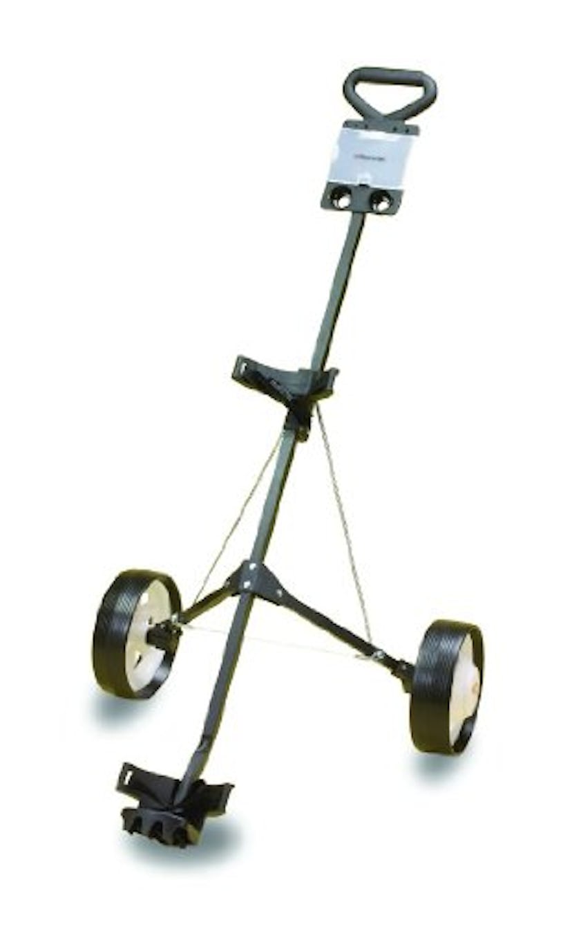 JEF WORLD OF GOLF- Deluxe Steel Push Cart