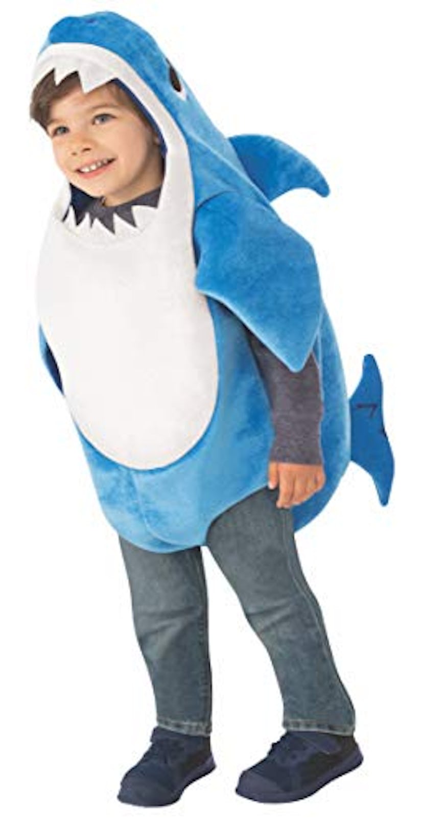 Blue Kid's Daddy Shark Costume