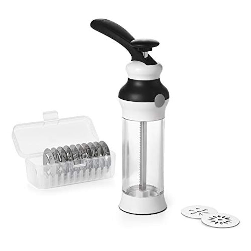 OXO Good Grips Cookie Press with Stainless Steel Disks and Storage Case