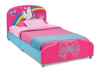 Delta Upholstered Twin Bed With JoJo Siwa Design