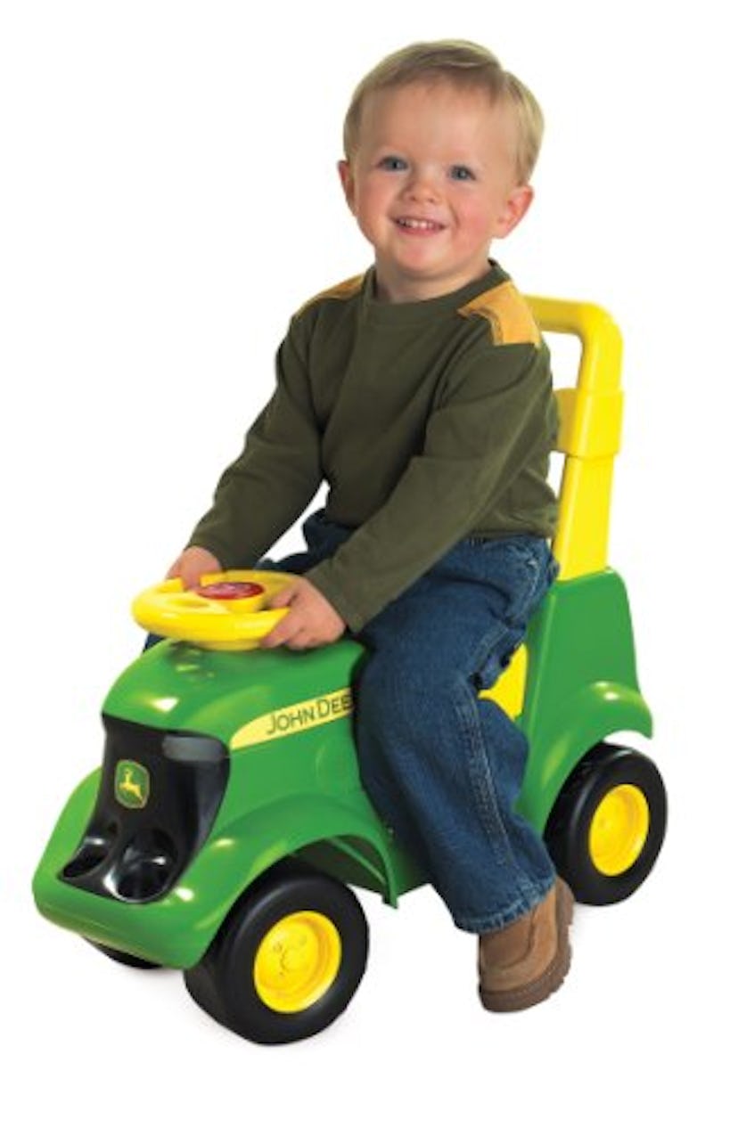 TOMY John Deere Sit 'N Scoot Activity Tractor