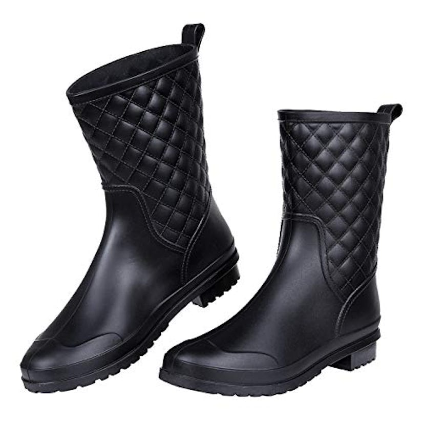 Litfun Mid Calf Rain Boots