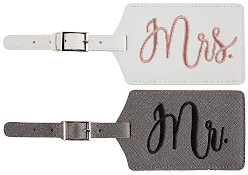 Mr. and Mrs. Luggage Tags