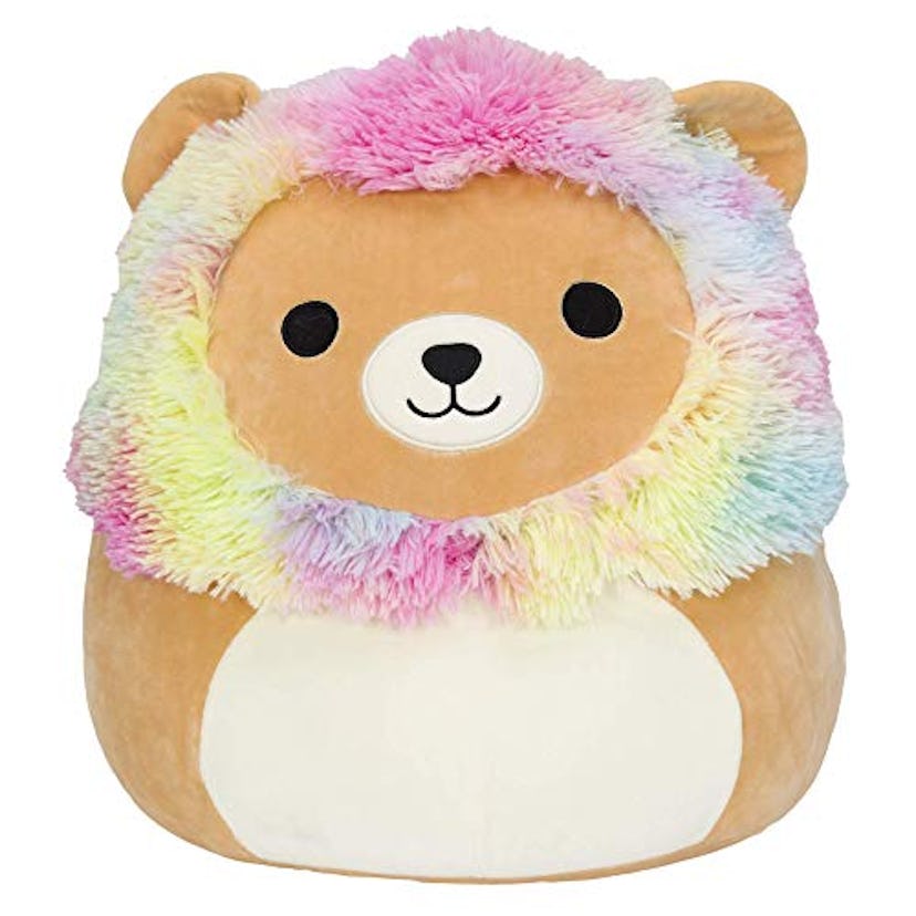 Squishmallow 16" Leonard The Rainbow Mane Lion