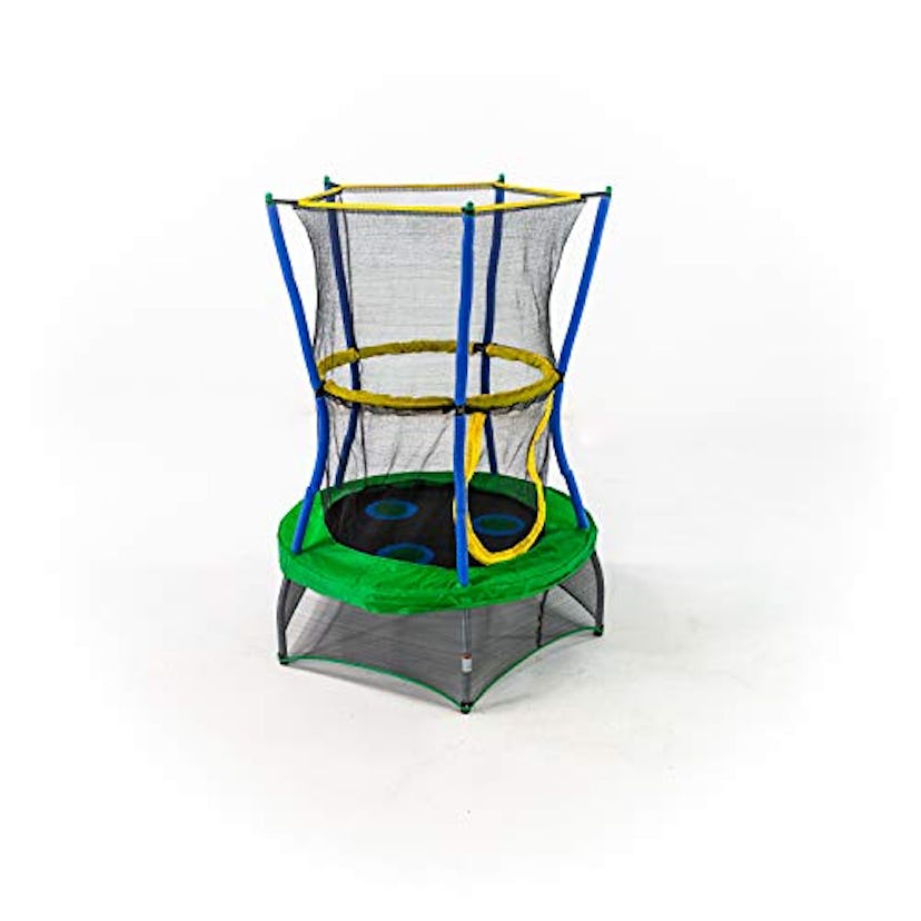 Skywalker Trampolines Mini Trampoline with Enclosure Net