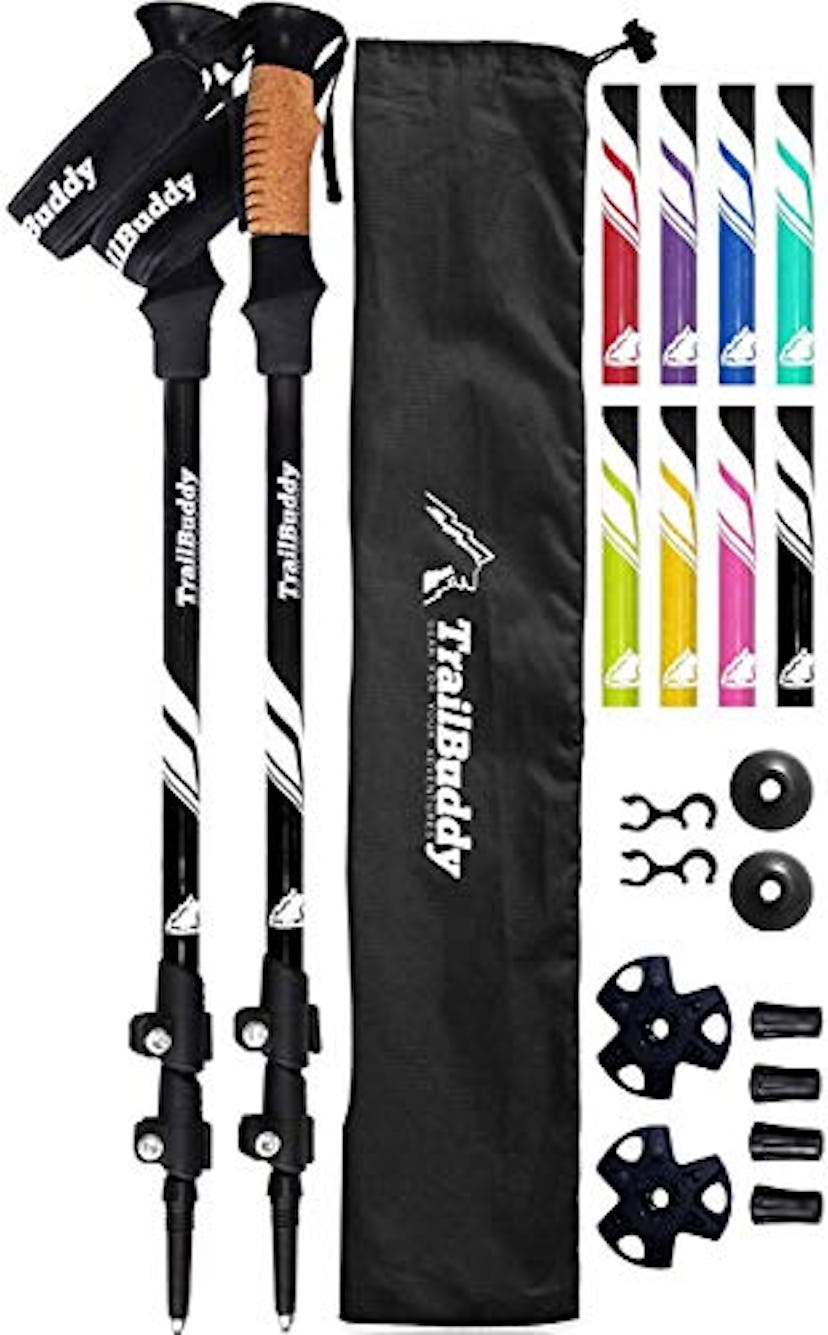 TrailBuddy Adjustable Trekking Poles