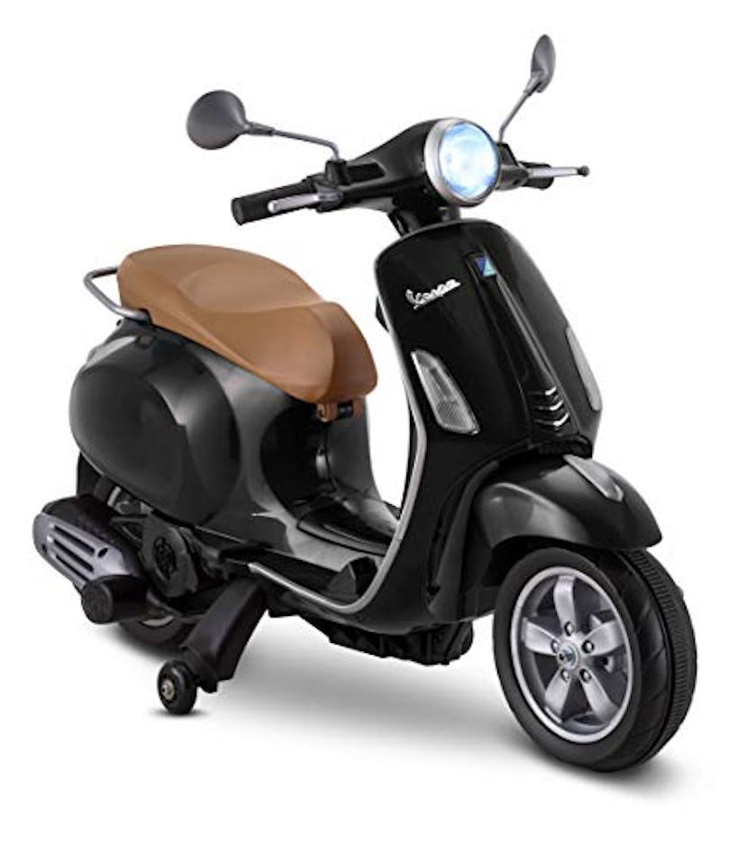 Kid Trax Toddler Vespa Scooter Electric Ride On Toy