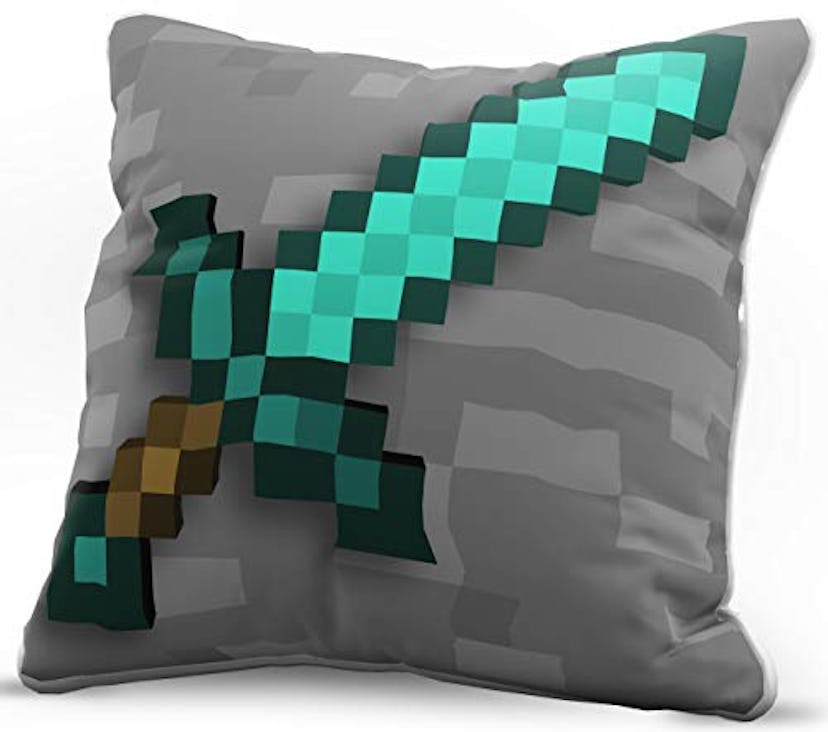 Jay Franco Minecraft Decorative Pillow Cover Diamond Sword