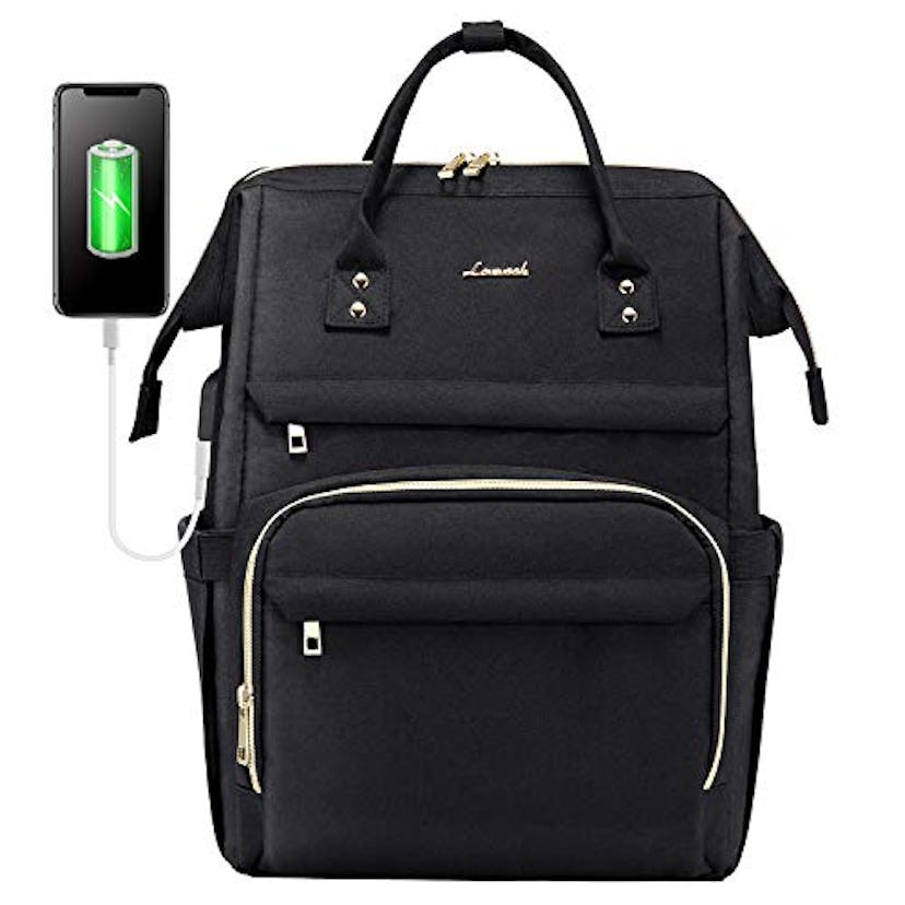 Lovevook Laptop Backpack and Travel Purse with USB Port 