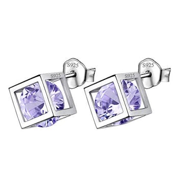 Aurora Tears Sterling Silver Birthstone Earrings