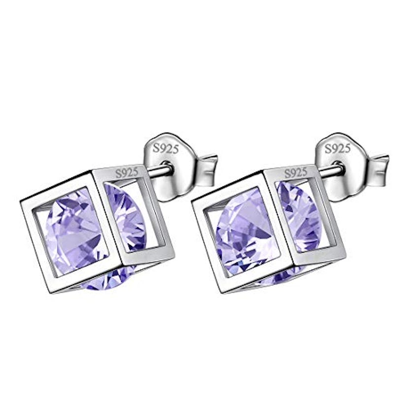 Aurora Tears Sterling Silver Birthstone Earrings