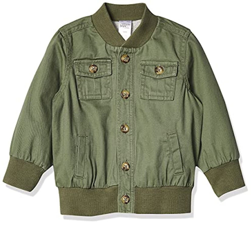 Simple Joys by Carter's Twill Button Up Jacket