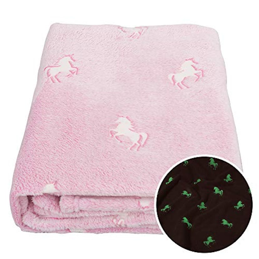 SOCHOW Glow in The Dark Throw Blanket