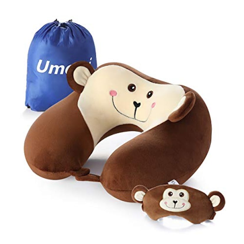 Umerci Memory Foam Animal Travel Pillow