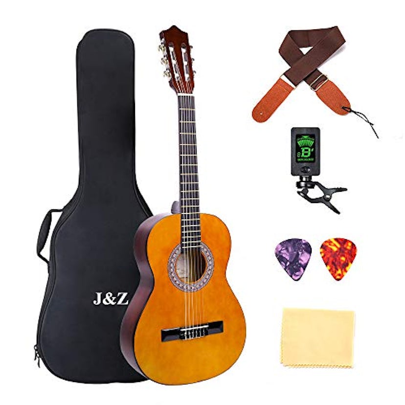 Beginner Guitar Acoustic Classical Guitar 3/4 Junior Size 