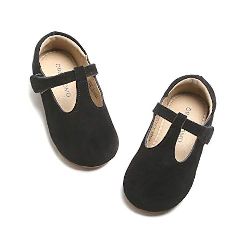 Otter MOMO Girl's T-Strap School Uniform Dress Shoe