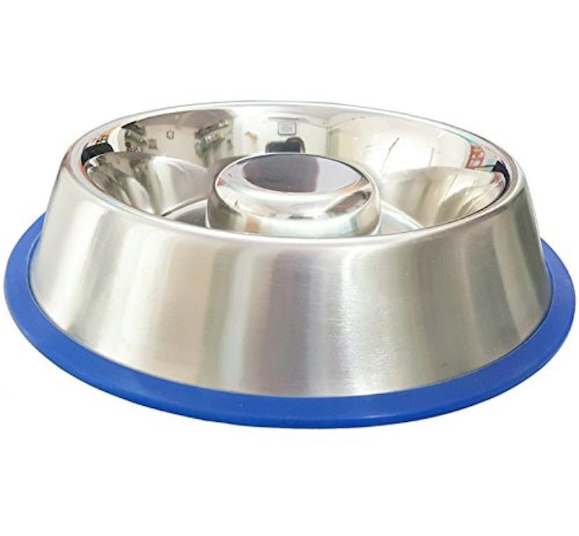 Mr. Peanut's Anti-Slip Slow Feeder Dog Bowl