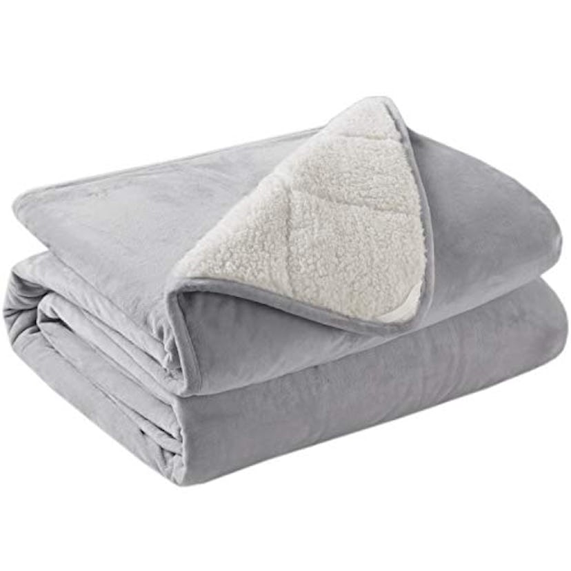 Sherpa Weighted Throw Blanket