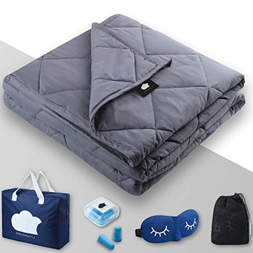 DREAMality Premium Cooling Weighted Blanket 15 lbs