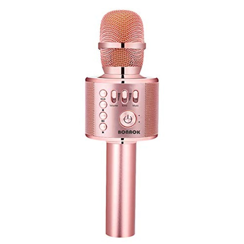 Bonaok Wireless Bluetooth Karaoke Microphone