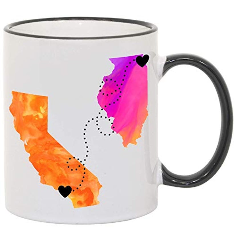 Cupology Personalized Long Distance Coffee Mug