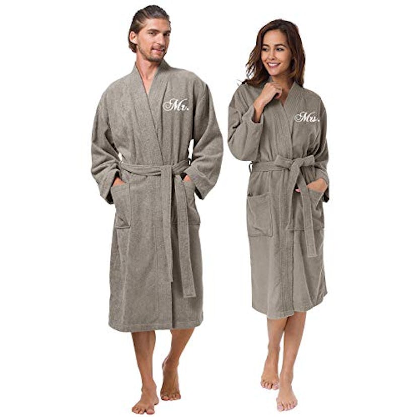 Couple's Terry Cotton Kimono Robe