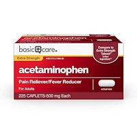Amazon Basic Care Extra Strength Pain Relief, Acetaminophen Caplets