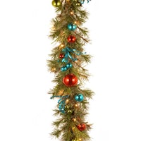 9 Foot Artificial Christmas Garland With...